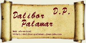 Dalibor Palamar vizit kartica